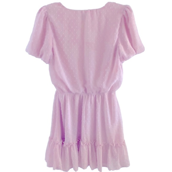 Crystal Doll SWISS DOT DRAWSTRING WAIST BABY DOLL DRESS Medium Girlhoodcore EUC - Picture 5 of 5